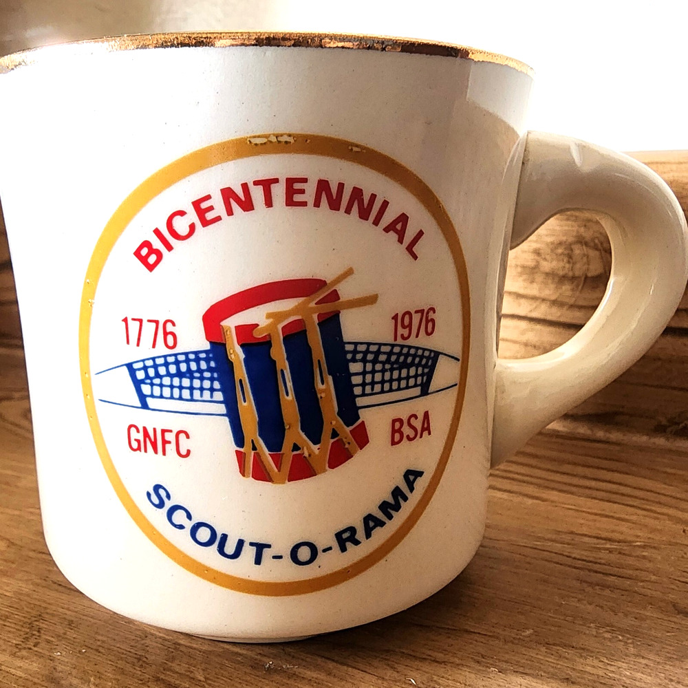 Boy Scouts Of America Mug Cup BSA Bicentennial Scout-O-Rama 1776-1976 GNFC